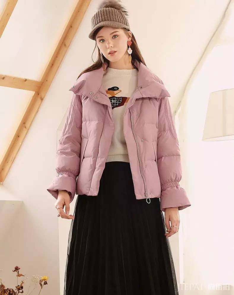 潮炸了的棉服,wuli女神冬天里的真爱!