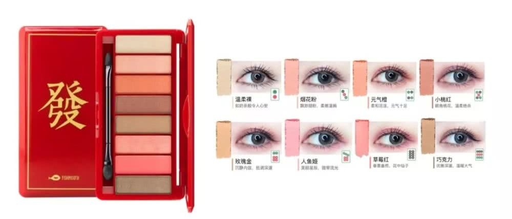 国货越来越会玩了!“发财”眼影和口红你见过吗?