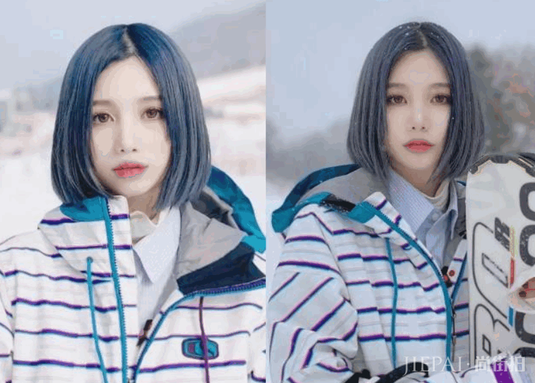 2019年流行的“雾霾蓝”发色，最显白最美！