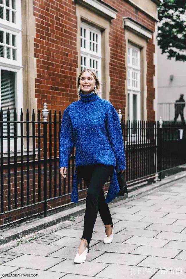 高领毛衣,只需一件,就可以潮完整个秋冬!