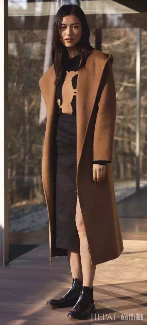 呢大衣的7种搭配，暖和显瘦，一个星期不重样！