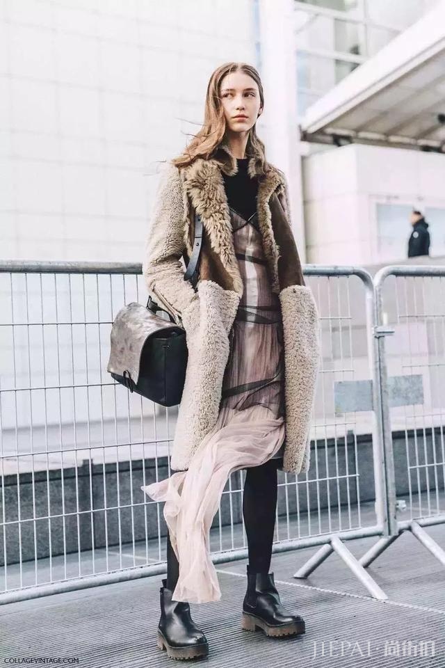 冬天不穿大衣+裙子=白过了！