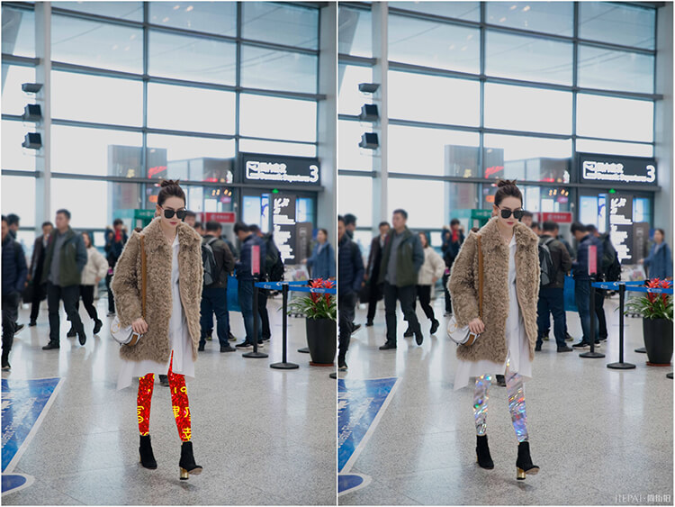 戚薇穿白色短裙露腿，网友忍不住“送”秋裤！