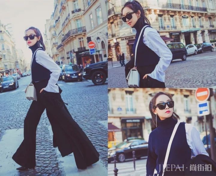 毛衣+衬衫才是今年秋冬最温暖的叠搭套路！