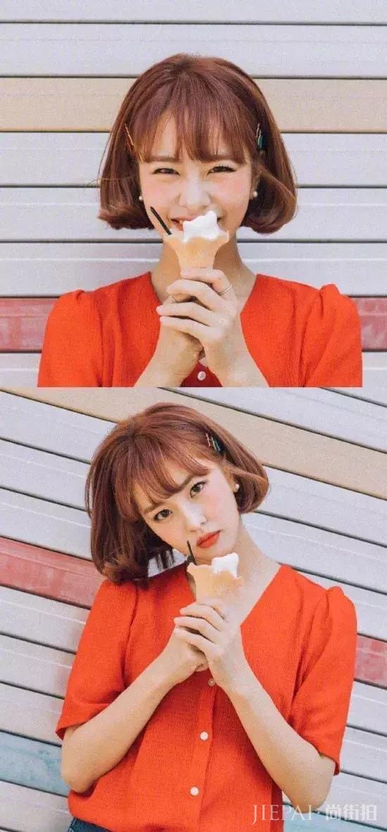 合的发型总能有“换脸”的感觉!