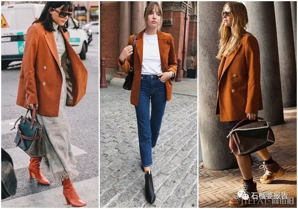 除了黑灰驼，秋冬这三种颜色也很不错