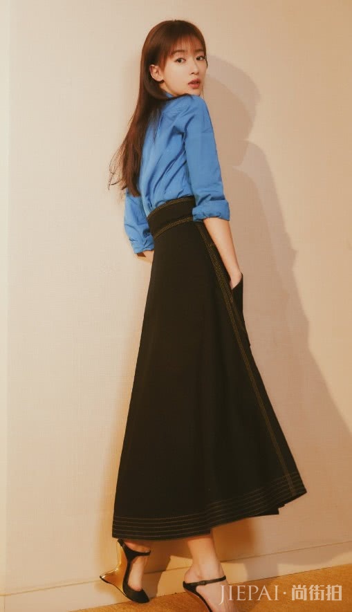 吴谨言增高20厘米却没有跟，这是悬空着在走路了？