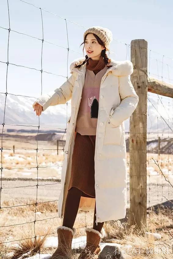 潮炸了的棉服,wuli女神冬天里的真爱!