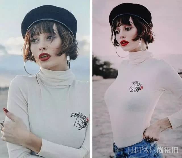 像从老电影中走出来的博主，她的时髦穿搭原来全靠这4点