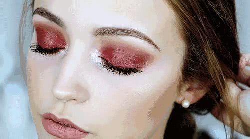 惊艳派对的圣诞梦幻妆容,还怕撩不到男神