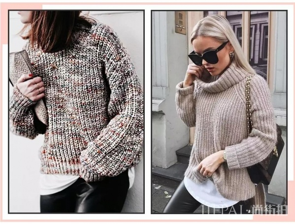 毛衣里面内搭什么衣服好看 这样穿搭时髦炸了