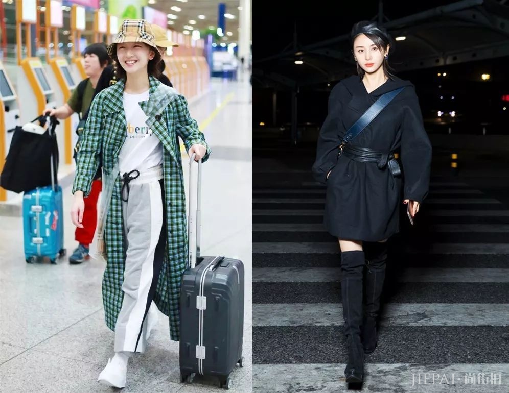 跟着周冬雨学，小个子这样穿长外套才显高 ！