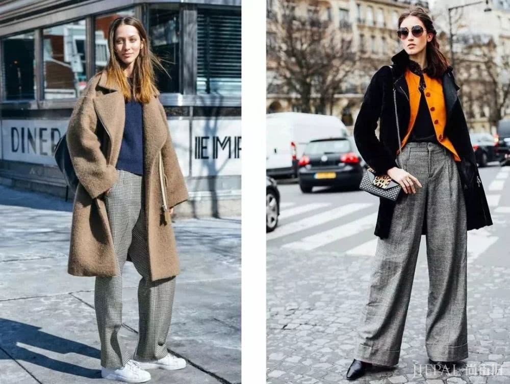 避开雷区 大衣+阔腿裤这样穿显矮又显胖!