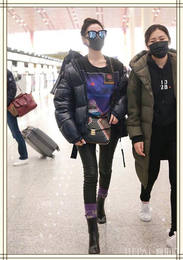 迪丽热巴王子文都在这样穿袜子包裤脚!