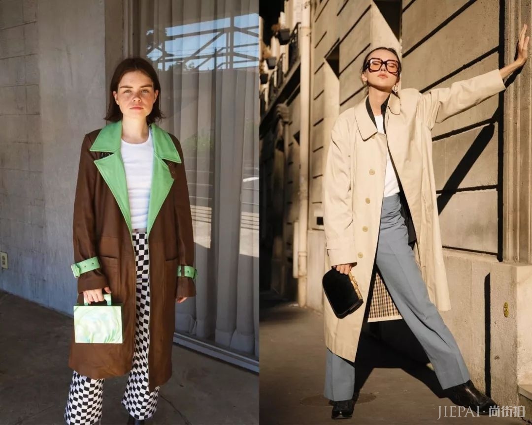 跟着周冬雨学，小个子这样穿长外套才显高 ！