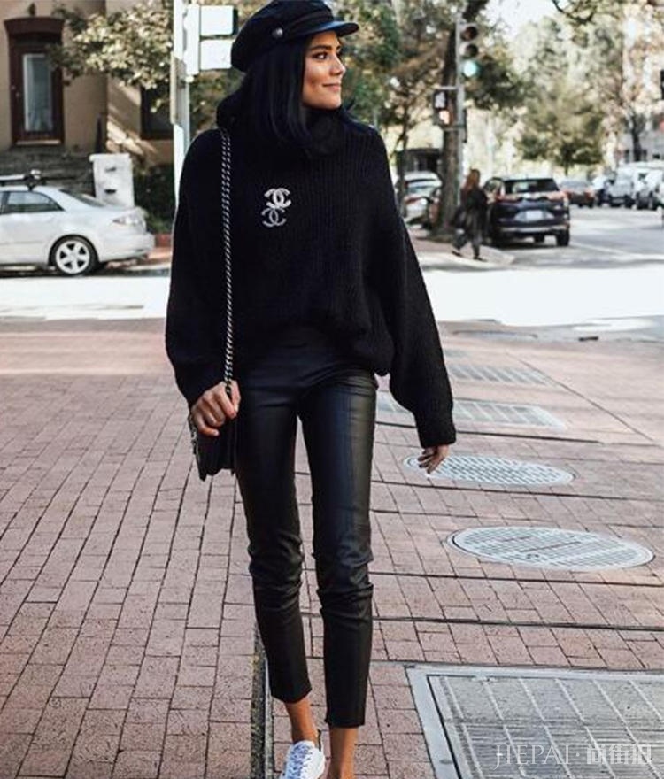 速冻预警开启,高领毛衣加持再冷都不怕!