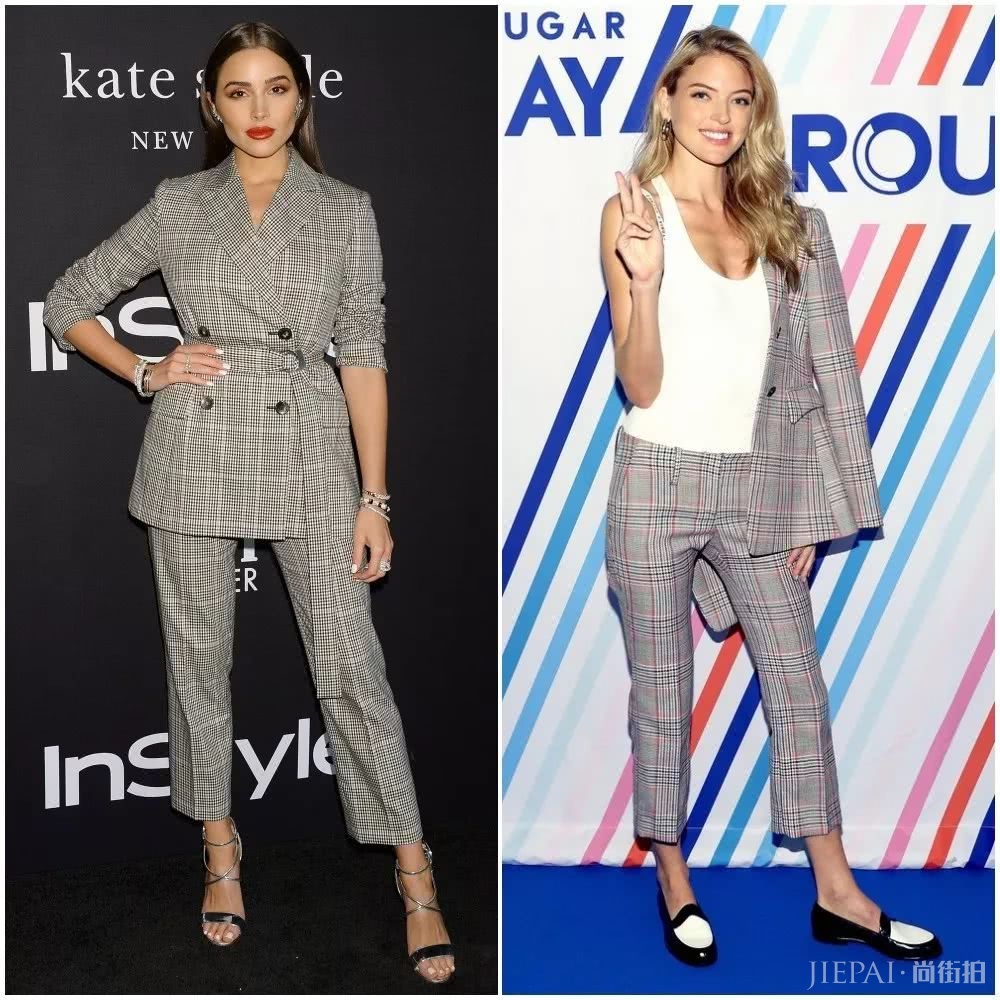 套装想要穿出新颖感,换种穿法就很妙