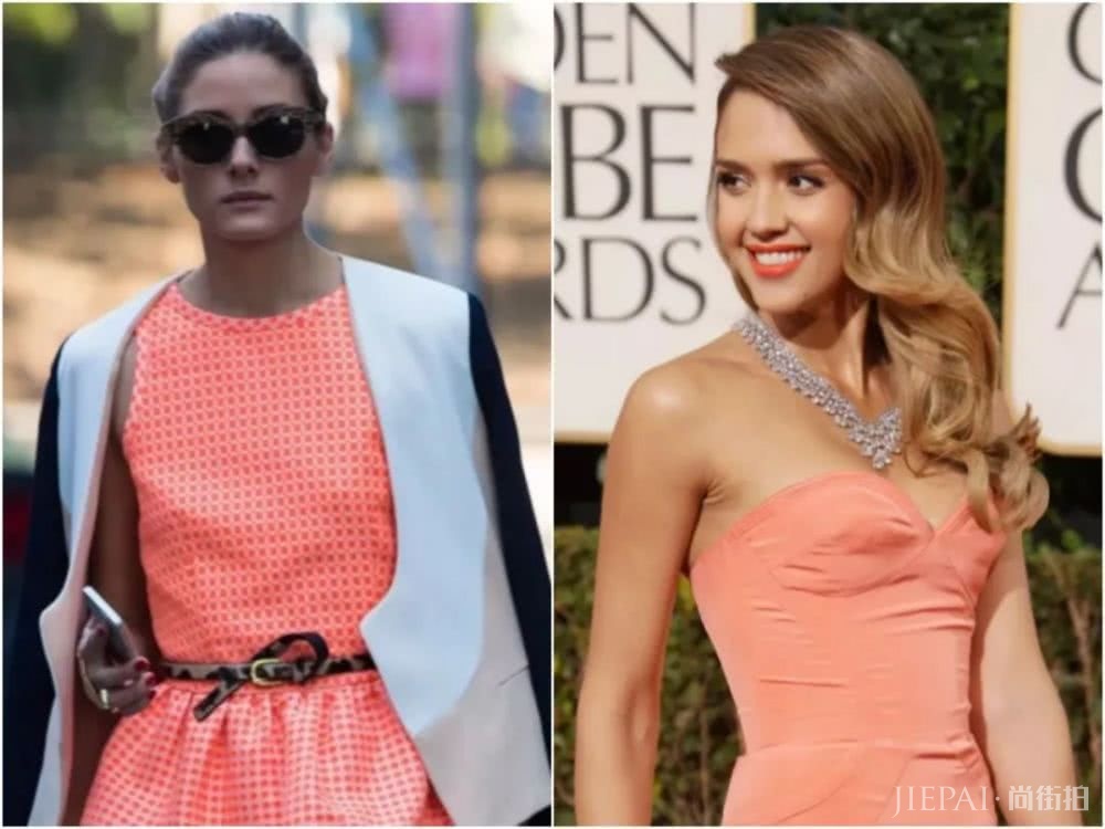 热珊瑚色来临之前,今年冬天是这个颜色的天下