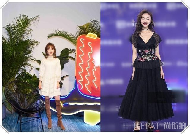 谭松韵娃娃气真别烫卷发，像吴谨言这样烫成大妈就尴尬了！