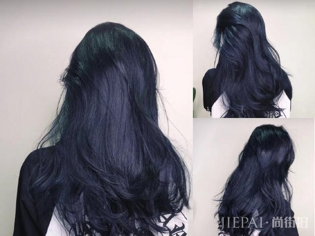 奶奶灰过时了，2018流行的是“蓝黑发色”，太显肤色白了！