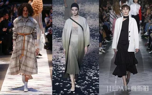 2019年好看到犯规的搭配，大衣+裙子