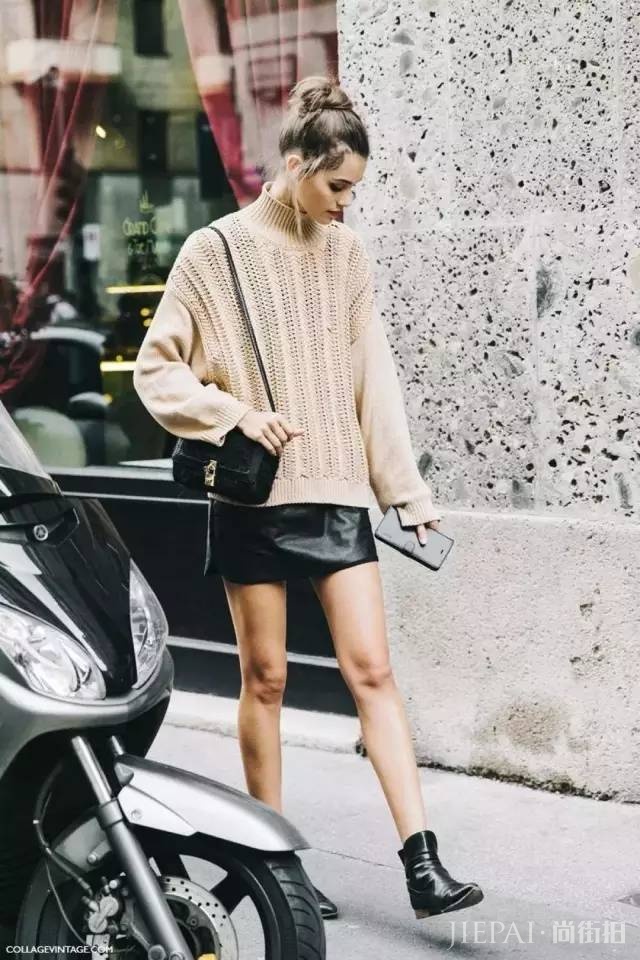 高领毛衣,只需一件,就可以潮完整个秋冬!