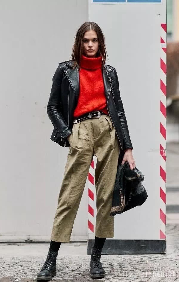 冬季太沉闷乏味?pick帅气皮衣,让你自带气场轻松上街