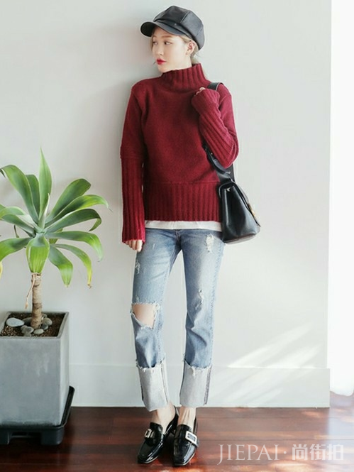 大幅提升淑女气质- 推荐"红色"系的冬季穿搭