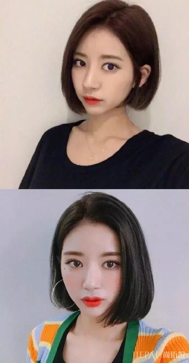 合的发型总能有“换脸”的感觉!