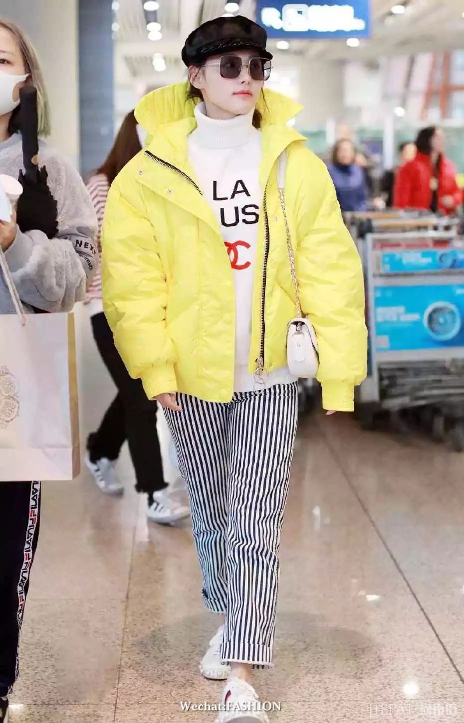 看她们如何羽绒服，潮到爆！