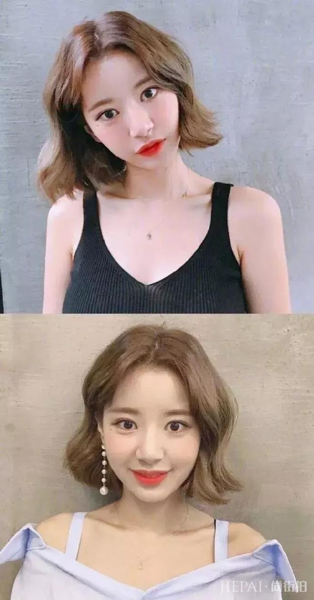 合的发型总能有“换脸”的感觉!