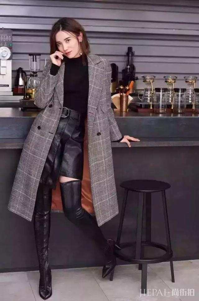 冬天不穿大衣+裙子=白过了！