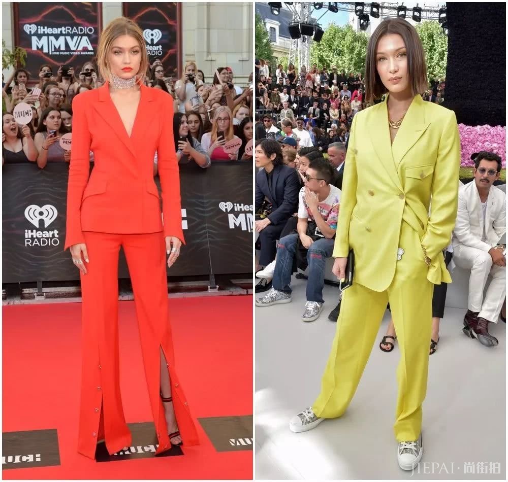 套装想要穿出新颖感,换种穿法就很妙