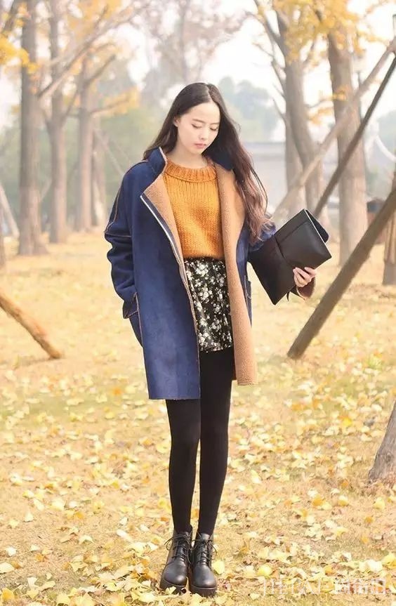 秋冬怎样穿裙子好看又不冷？