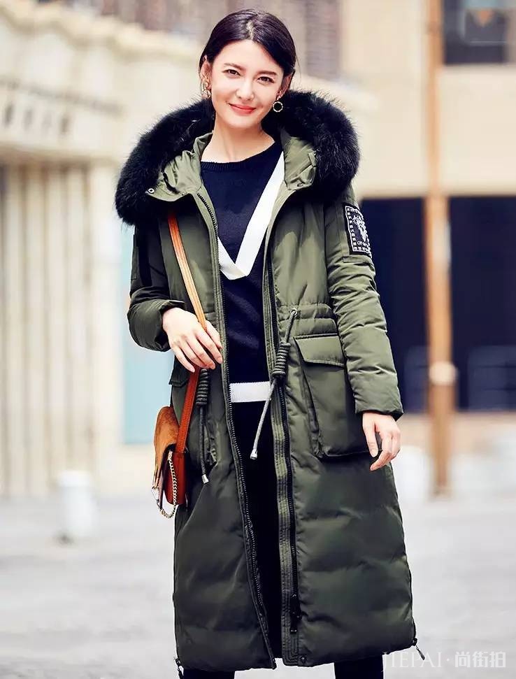 潮炸了的棉服,wuli女神冬天里的真爱!