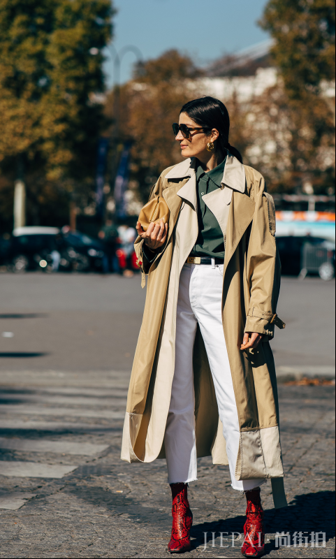 冬季绿色这样穿搭 严冬也会生机盎然