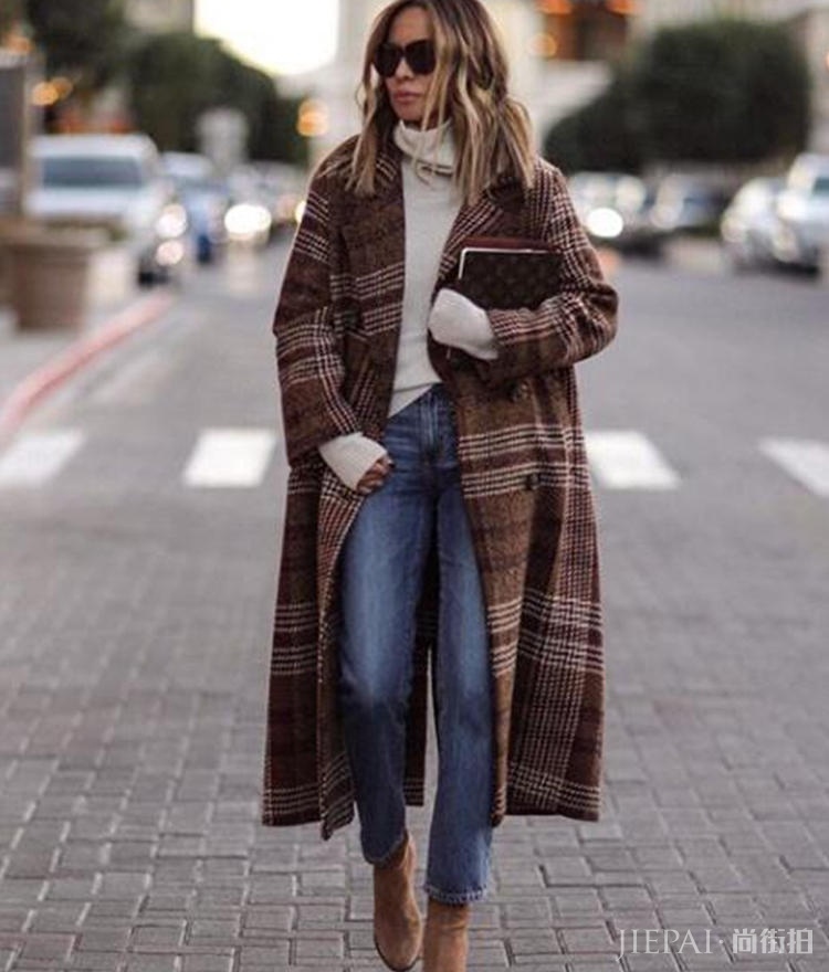 速冻预警开启,高领毛衣加持再冷都不怕!