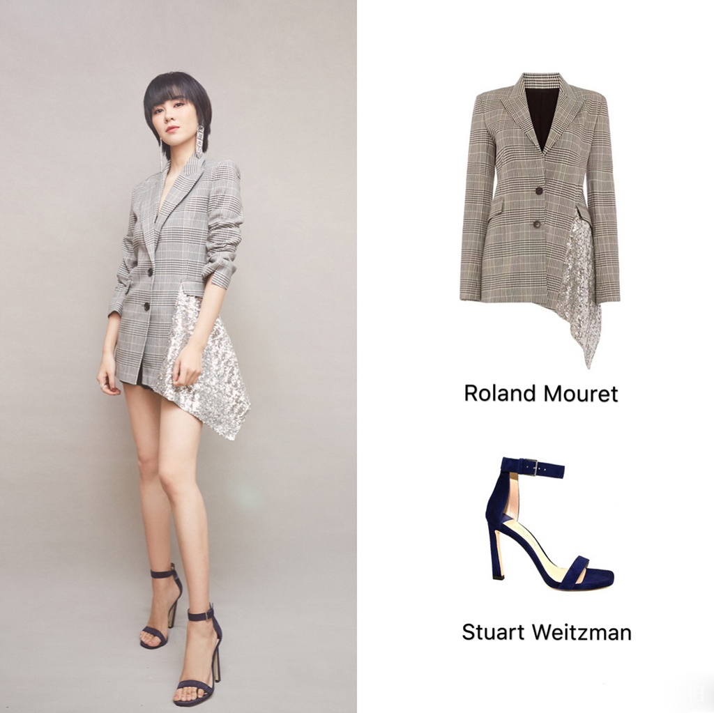 国剧红毯造型，佘诗曼、吴谨言大冬天秀美背，秦岚冷得缩起脖子！