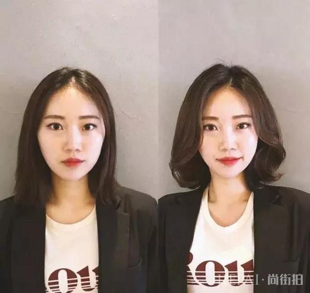 合的发型总能有“换脸”的感觉!