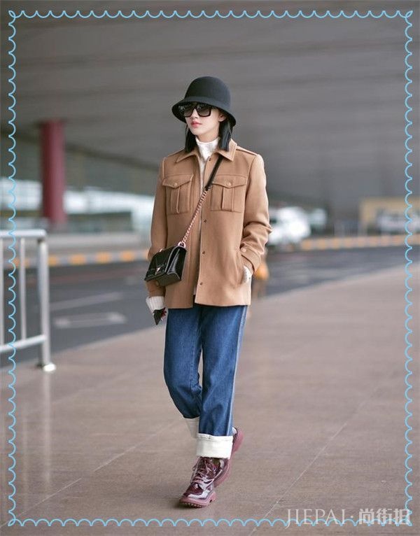 一条阔腿裤就让167景甜变五五分,换回紧身裤吧