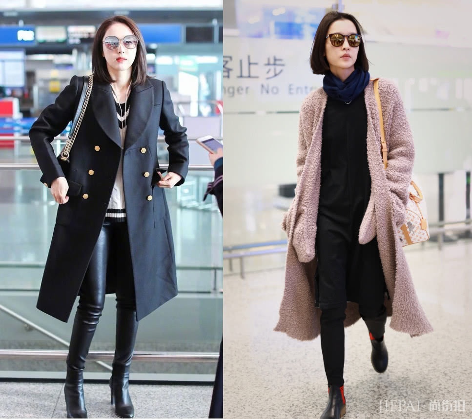 冬天这样穿保暖又显高显瘦,明星也在这样穿