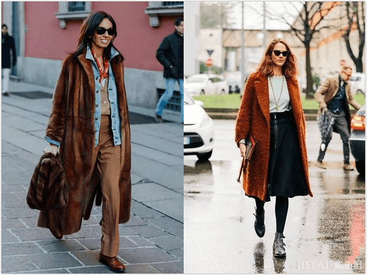 焦糖色单品自带高级感,今冬天流行时尚耐看更耐脏