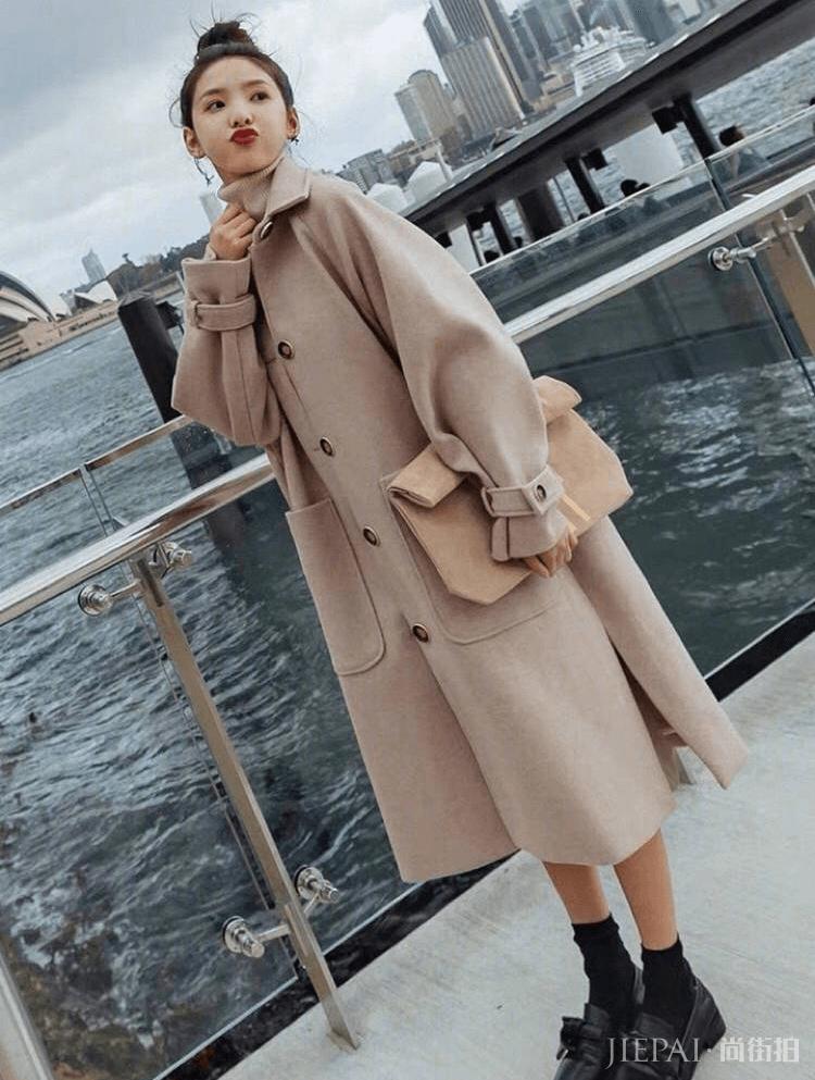 章若楠6款清一色的大衣时髦又保暖！