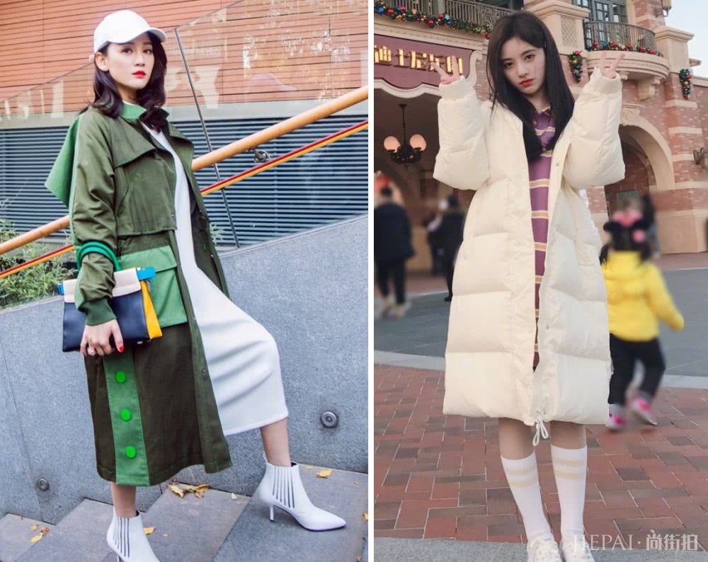 冬天这样穿保暖又显高显瘦,明星也在这样穿