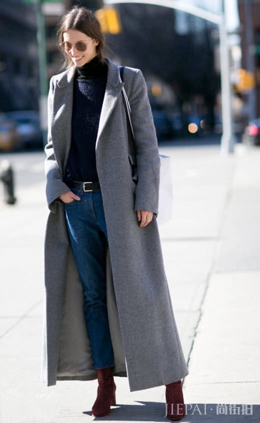 这6款灰色大衣搭配，尽显简约大气美