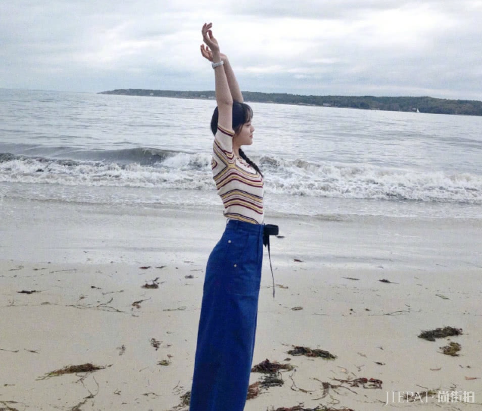 欧阳娜娜穿“飞机鞋”，太时髦了