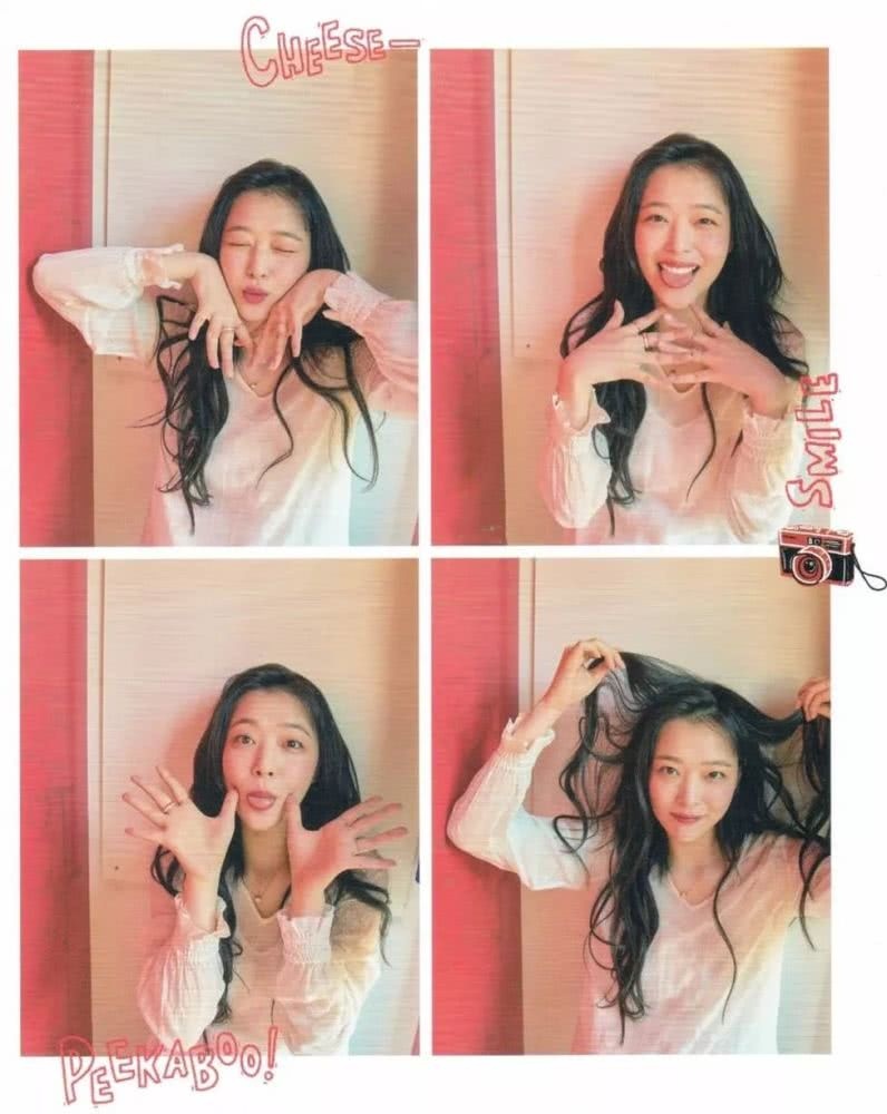 崔雪莉新画报清新少女画风回归正轨,颜值又重新回来啦!