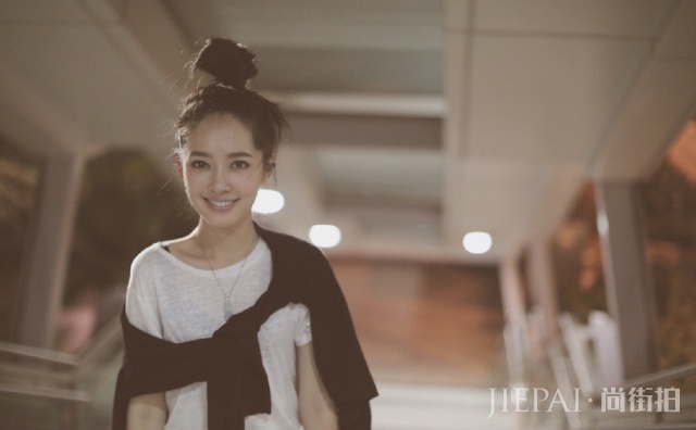 郭碧婷长发礼服简直又是女神范十足！