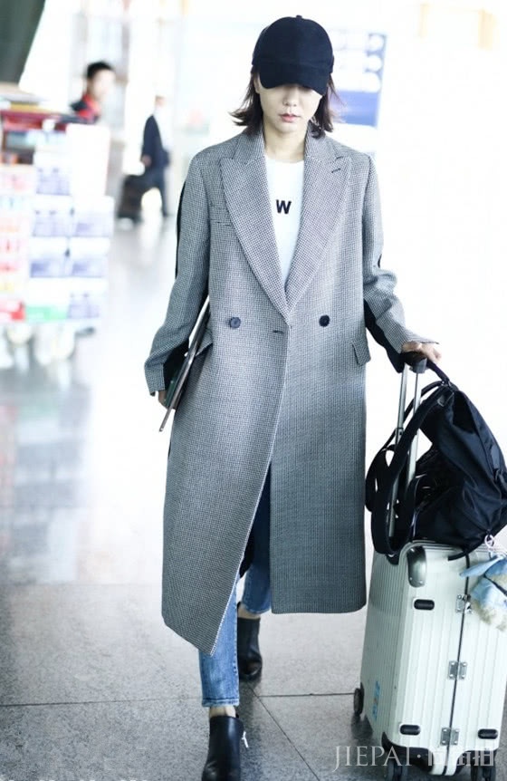 灰色大衣,好看不止一点点