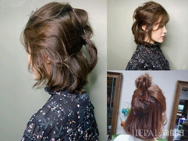 2019流行迷人“丸子烫”发型，方便打理，美太多了！